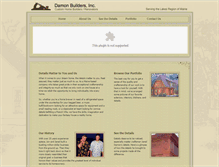 Tablet Screenshot of damonbuilders.com